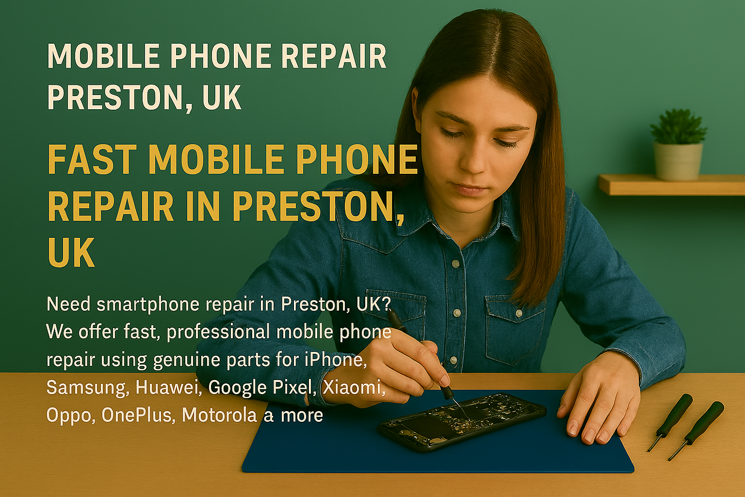 Fast Mobile Phone Repair in Preston, UK – Trusted by Locals, Powered by Precision